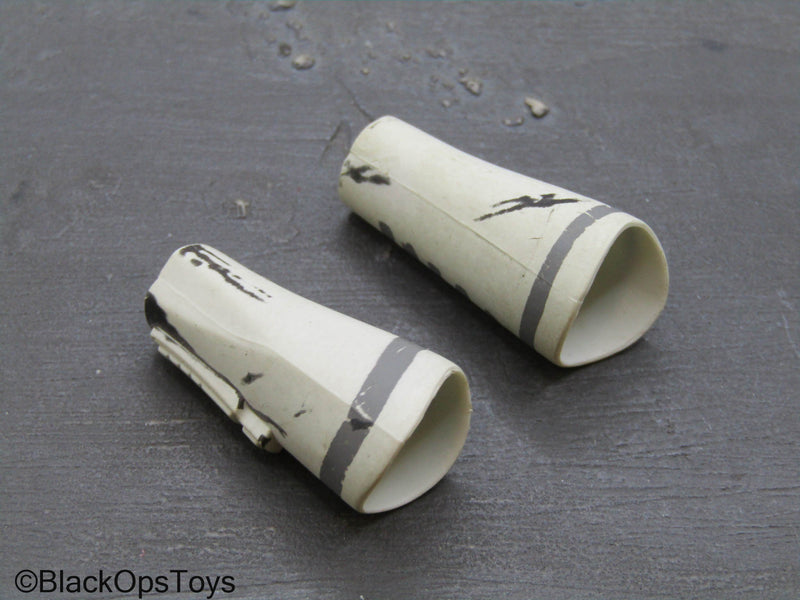 Load image into Gallery viewer, Custom - Star Wars Clone Trooper White Wrist Guauntlets
