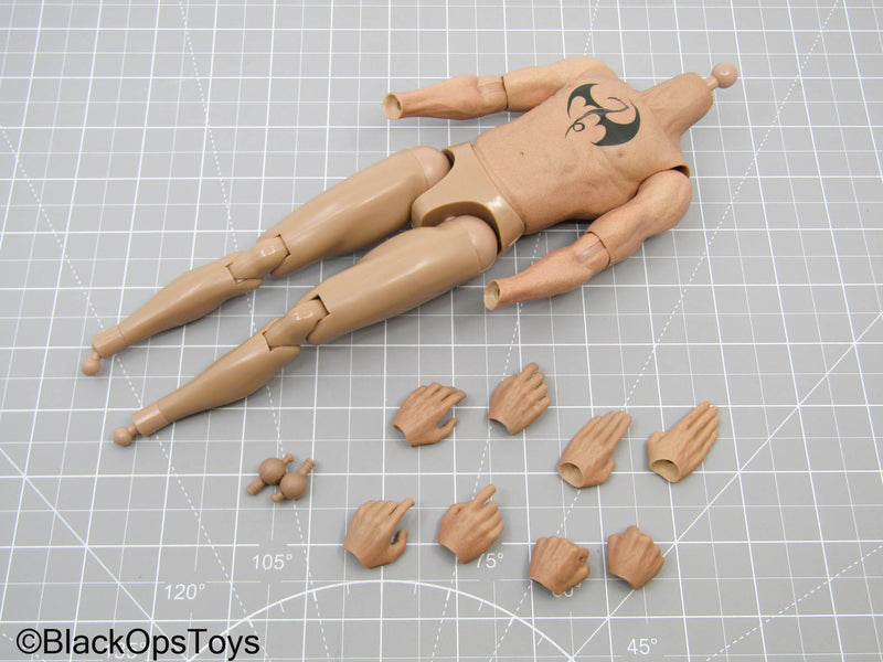 Load image into Gallery viewer, Male Base Tattoo Body w/Hands, &amp; Pins
