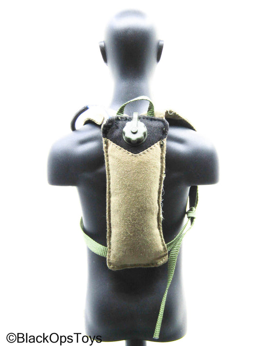 Olive Green Hydration Pack w/Drinking Tube