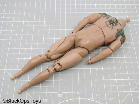 Bam 1/6 Male Base Tattoo Body In Barney Ross Likeness (Hot Toys)