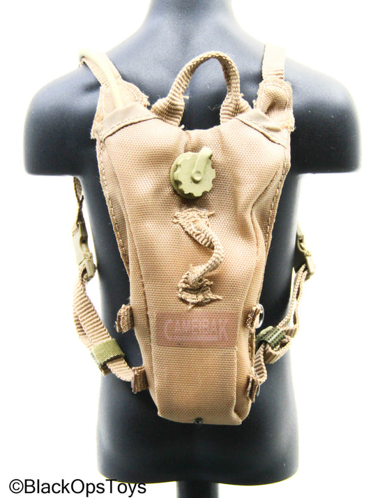 Tan Hydration Pack w/Drinking Tube