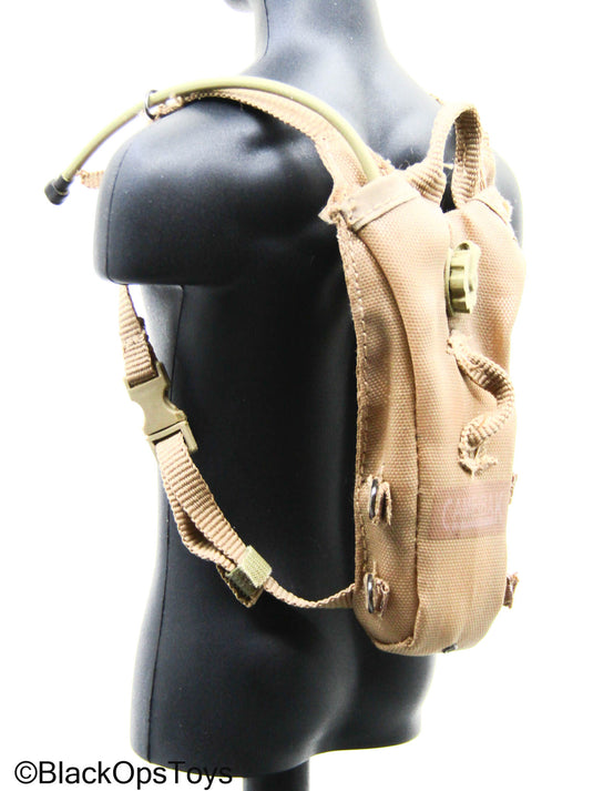 Tan Hydration Pack w/Drinking Tube