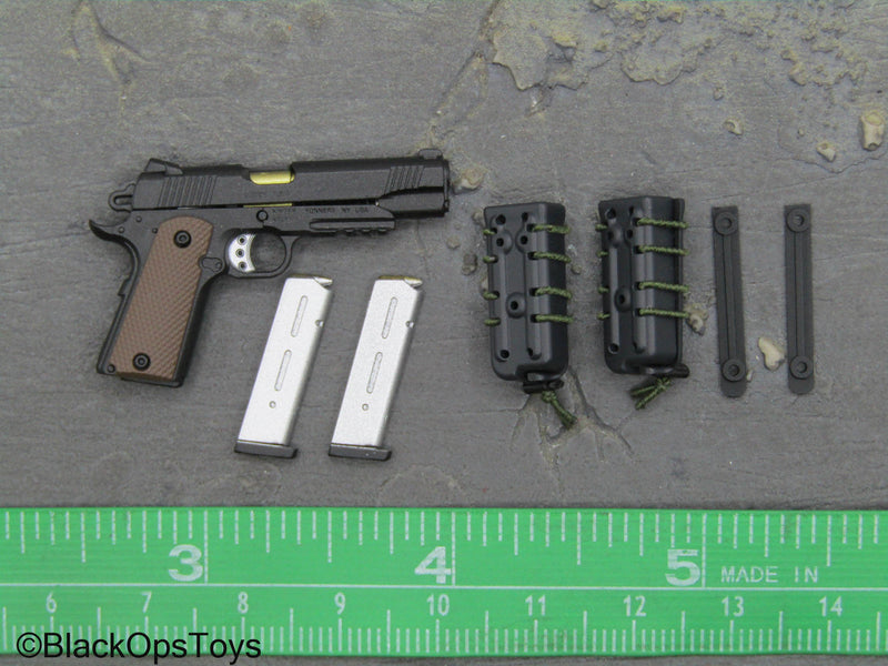 Load image into Gallery viewer, PMC - Spring Loaded 1911 Pistol w/MOLLE Fast Magazine Holsters
