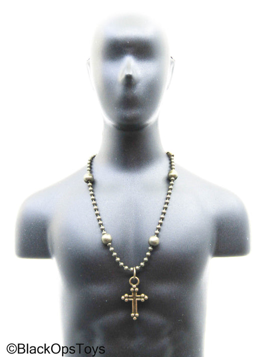 Crown & Cross Necklace Set