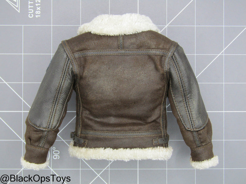Load image into Gallery viewer, Spade 8 Archibald - Brown Leather Like Jacket w/Fur Lining
