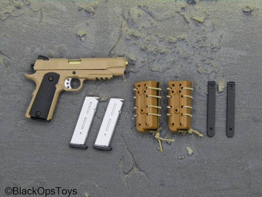 PMC - Spring Loaded 1911 Pistol w/Fast Magazine Holsters