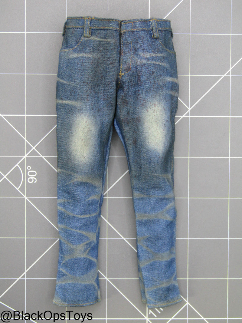 Load image into Gallery viewer, Spade 8 Archibald - Bloody Blue Jean Pants
