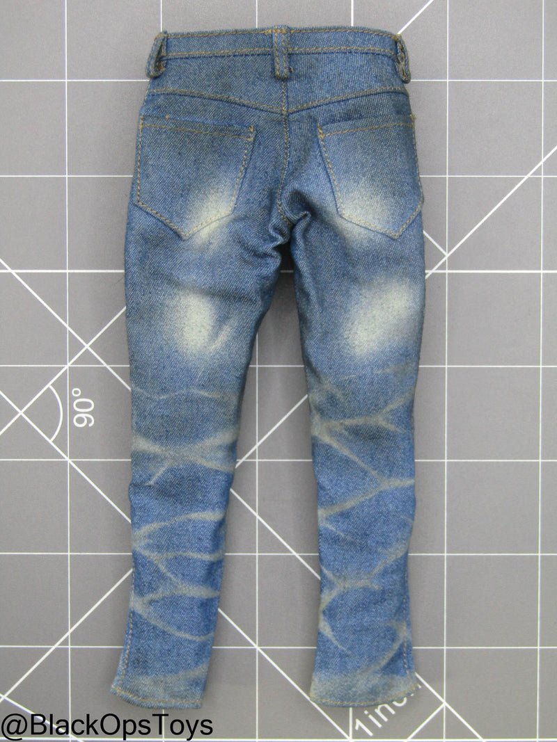 Load image into Gallery viewer, Spade 8 Archibald - Bloody Blue Jean Pants
