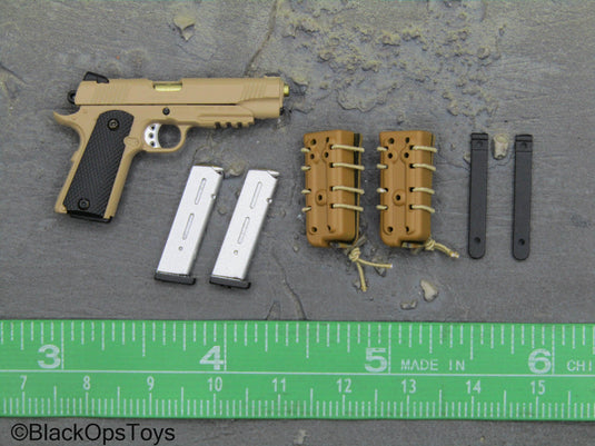 PMC - Spring Loaded 1911 Pistol w/Fast Magazine Holsters