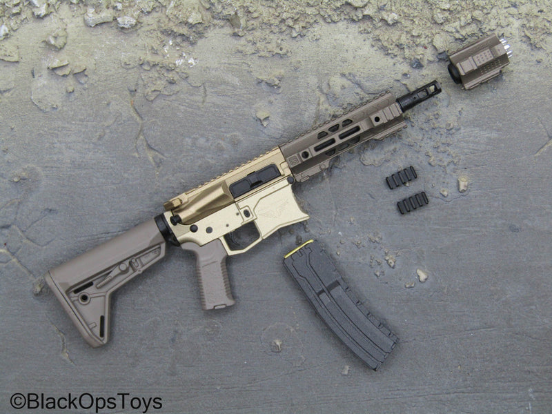 Load image into Gallery viewer, PMC - Bronze &amp; Olive SBR Rifle w/Extending Stock
