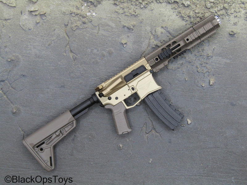 Load image into Gallery viewer, PMC - Bronze &amp; Olive SBR Rifle w/Extending Stock
