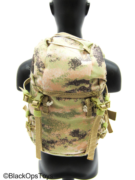 Sharp Shooter - Tan Pixelated Camo Backpack