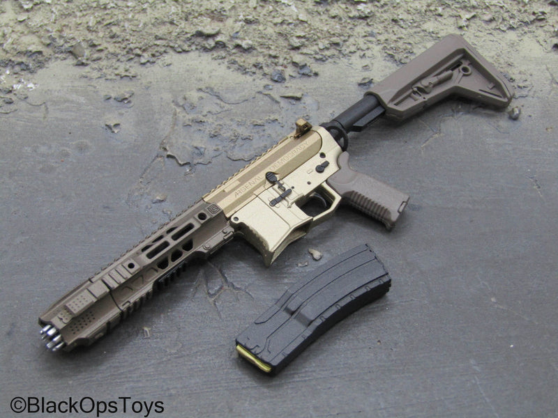Load image into Gallery viewer, PMC - Bronze &amp; Olive SBR Rifle w/Extending Stock
