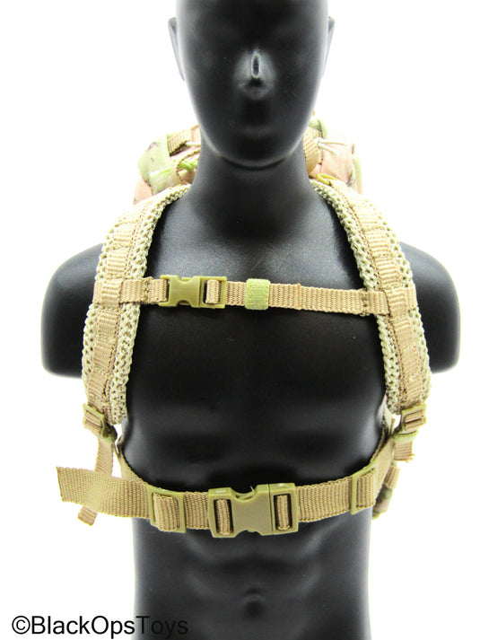 Sharp Shooter - Tan Pixelated Camo Backpack