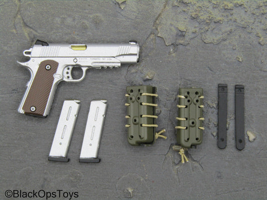 PMC - Spring Loaded 1911 Pistol w/Fast Mag Holsters