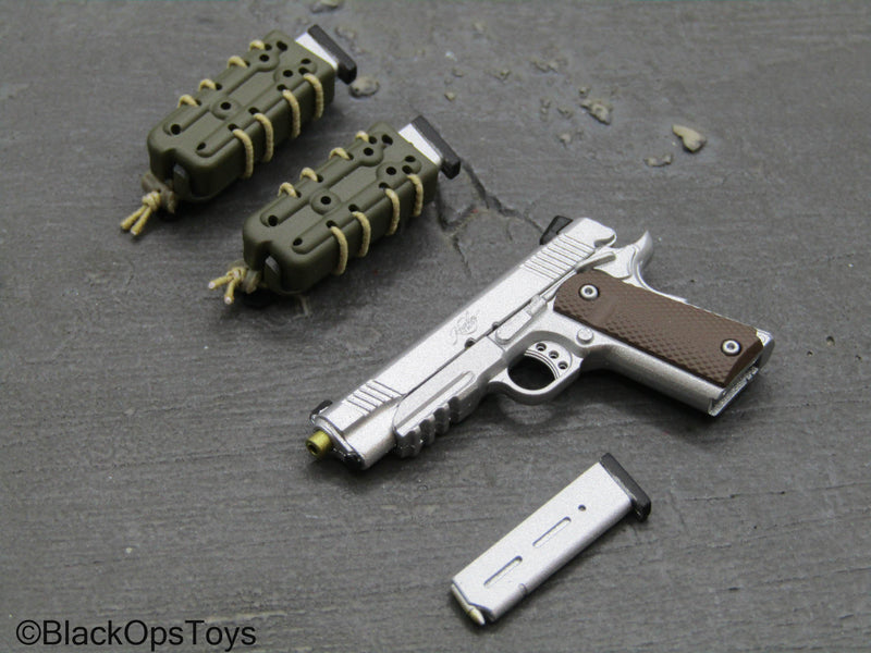 Load image into Gallery viewer, PMC - Spring Loaded 1911 Pistol w/Fast Mag Holsters
