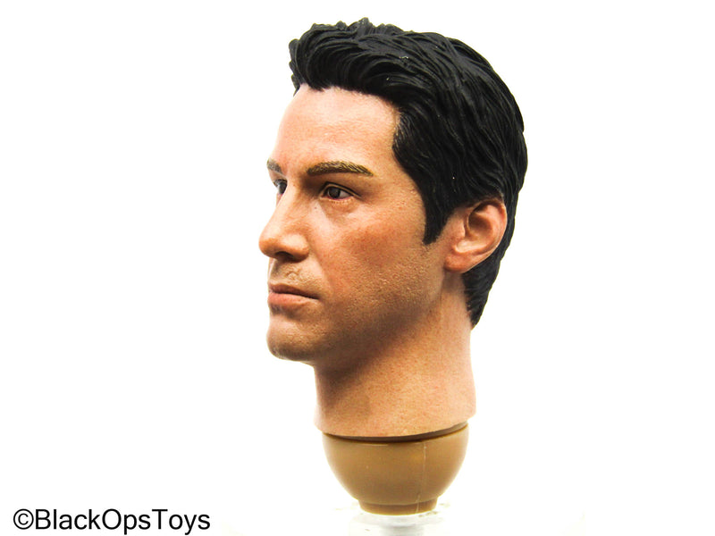 Load image into Gallery viewer, Male Headsculpt In Keanu Reeves Likeness (Black Box Toys)
