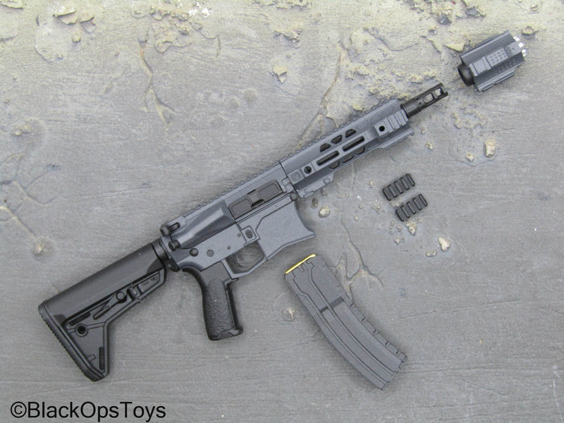 Load image into Gallery viewer, PMC - Black 5.56 SBR Rifle w/Extending Stock
