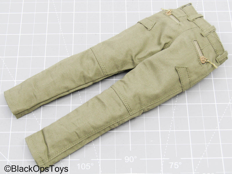 Load image into Gallery viewer, Olive Green Tactical Cargo Pants
