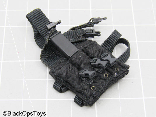 Black Stick Mag Drop Leg Pouch w/Magazine