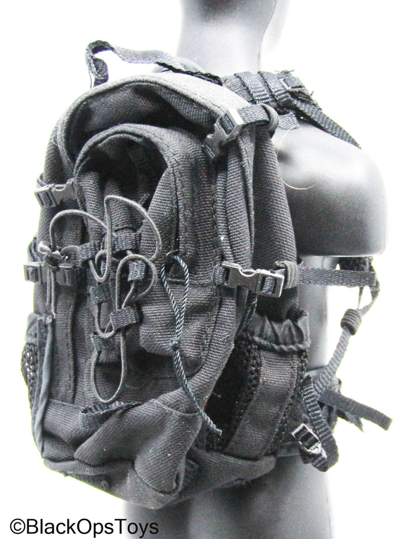 Load image into Gallery viewer, Black Tactical Backpack
