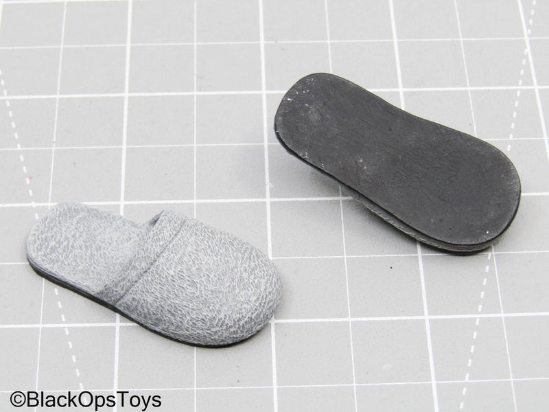Load image into Gallery viewer, Grey Slippers
