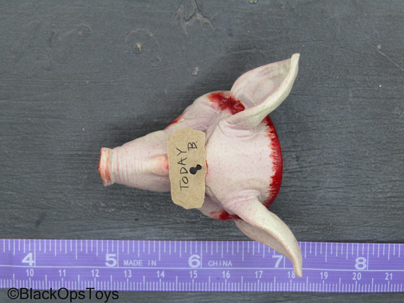 Load image into Gallery viewer, New York Butcher - Pig&#39;s Head w/Nail &amp; Note
