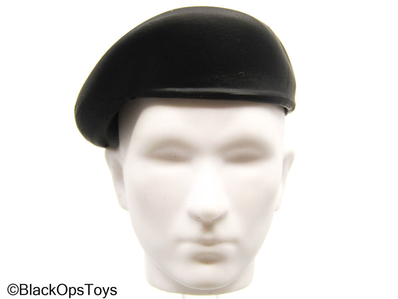 Load image into Gallery viewer, Black Plastic Beret
