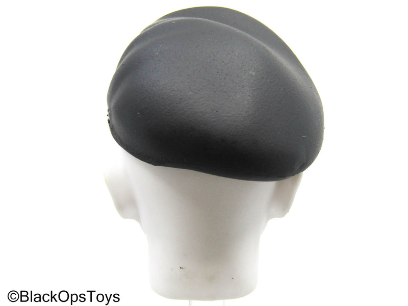 Load image into Gallery viewer, Black Plastic Beret
