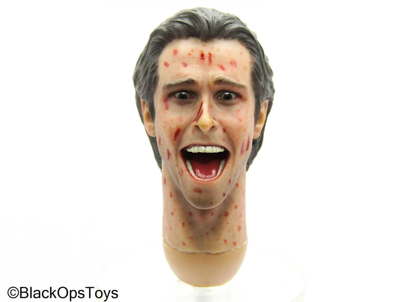 Load image into Gallery viewer, Mental Patient - Male Bloody Screaming Head Sculpt
