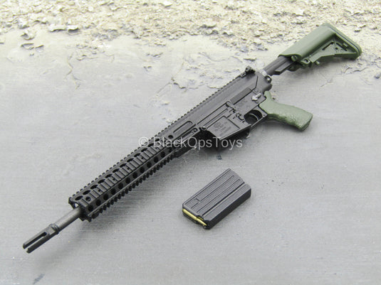 British Army - L129A1 Olive Drab Sniper/Sharpshooter Rifle