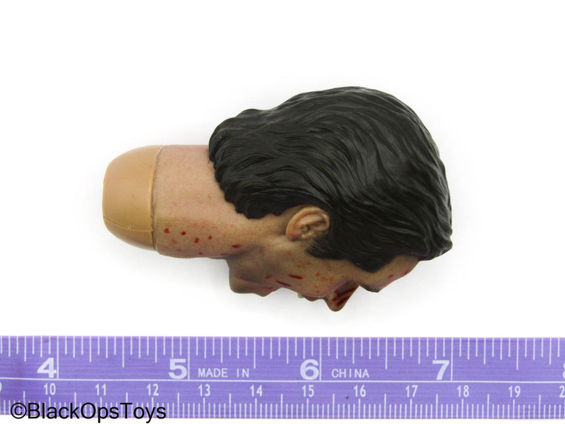 Load image into Gallery viewer, Mental Patient - Male Bloody Screaming Head Sculpt
