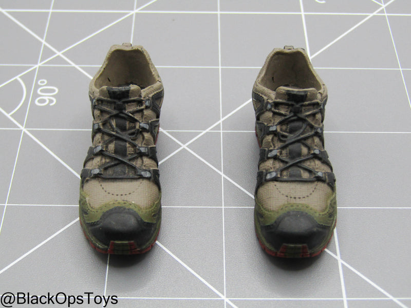 Load image into Gallery viewer, OD Green Hiking Boots (Peg Type)
