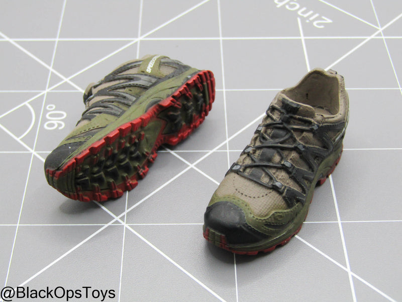 Load image into Gallery viewer, OD Green Hiking Boots (Peg Type)
