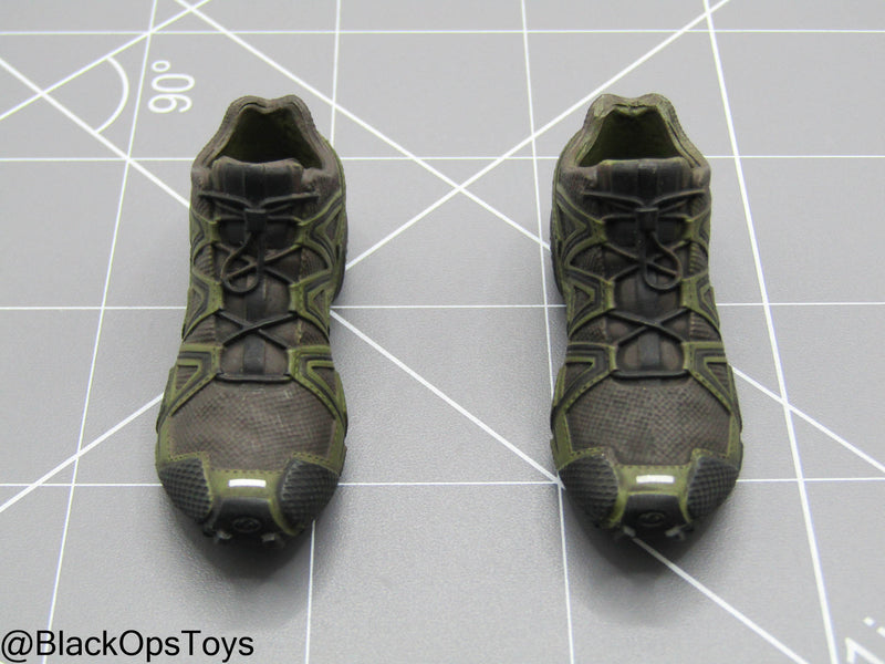 Load image into Gallery viewer, OD Green Hiking Boots (Peg Type)
