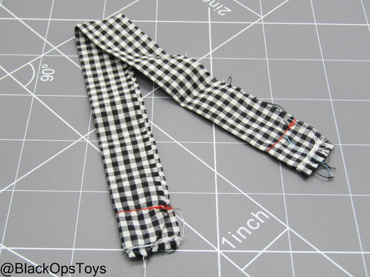 Black & White Checkered Scarf