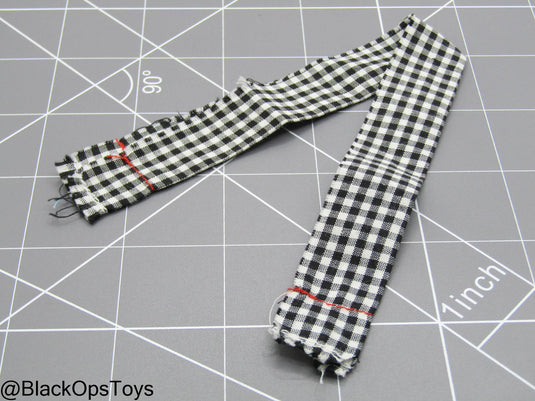 Black & White Checkered Scarf