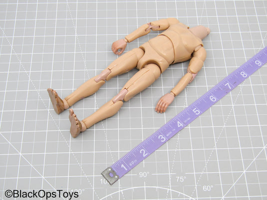 Male Base Hobbit Body w/Hobbit Feet, & Extra Hands