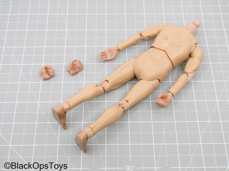 Load image into Gallery viewer, Male Base Hobbit Body w/Hobbit Feet, &amp; Extra Hands
