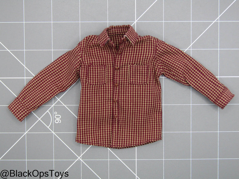 Load image into Gallery viewer, Red &amp; Yellow Checkered Shirt
