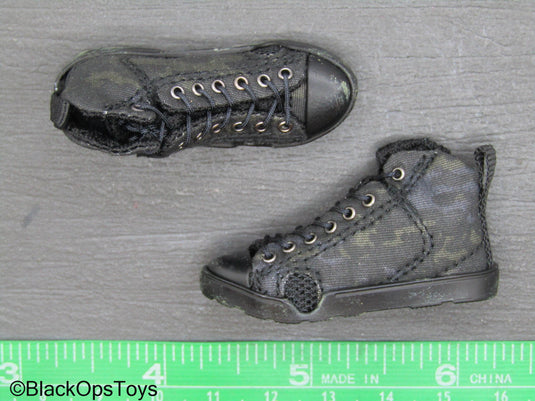 PMC Field RECCE - Black Multicam Combat Shoes (Peg Type)