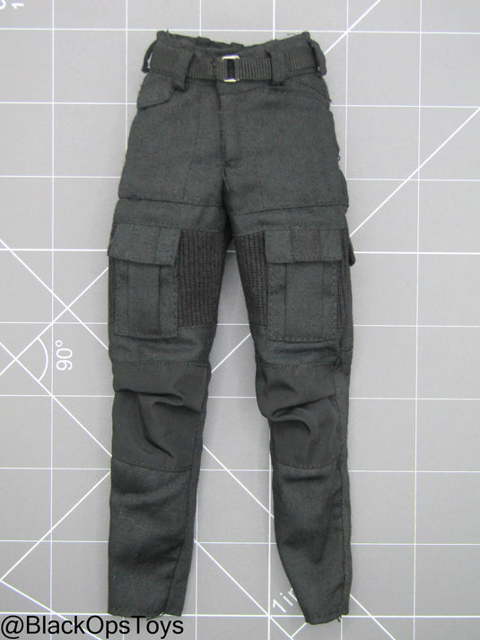 Black Combat Pants w/Belt