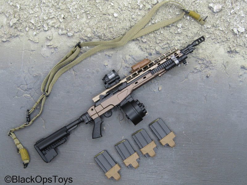 PMC Field RECCE - MA1 Rifle w/Black Feather Stock & Attachments ...