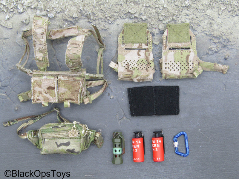 Load image into Gallery viewer, PMC Field RECCE - Multicam Chest Rig w/Fanny Pack
