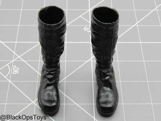 Star Wars - Kylo Ren - Black Combat Boots (Peg Type) (Hot Toys)