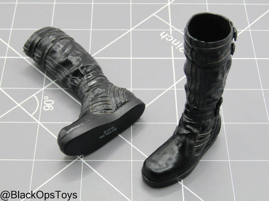 Star Wars - Kylo Ren - Black Combat Boots (Peg Type) (Hot Toys)