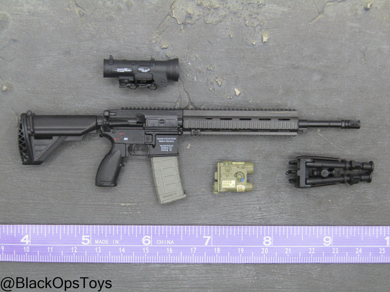 Load image into Gallery viewer, Black HK416D Rifle w/Attachment Set (READ DESC)
