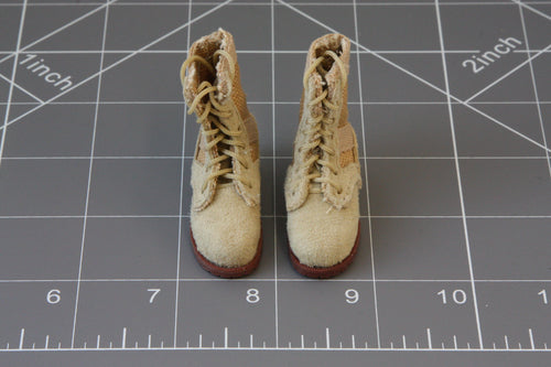 BAM 1/6 Hot Toys Cloth Desert Boots (Foot Type)