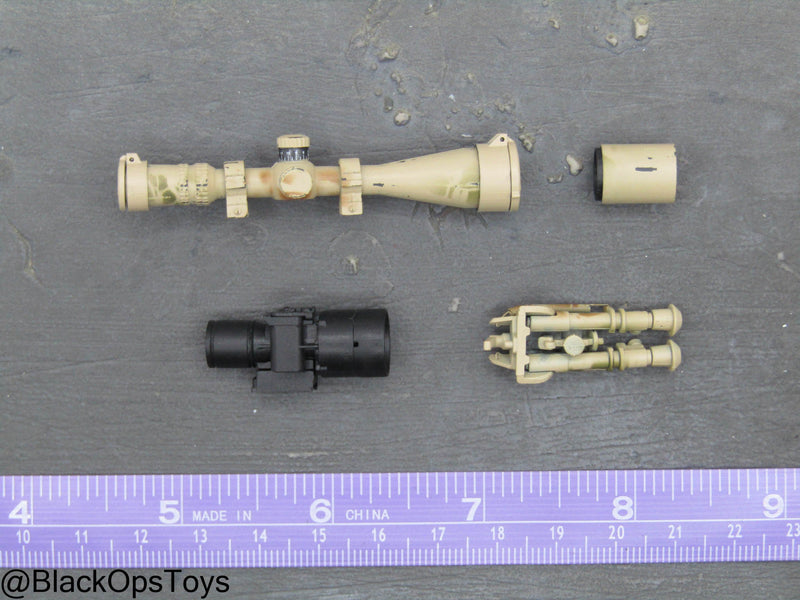Load image into Gallery viewer, NSW Sniper Collection Pt II - Camo Scope &amp; Bipod w/Thermal Scope
