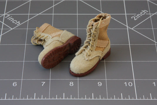 BAM 1/6 Hot Toys Cloth Desert Boots (Foot Type)